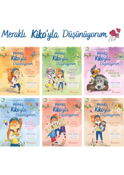 Meraklı Kiko'yla Düşünüyorum Seti 6 Kitap