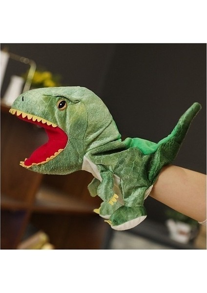 Simülasyon Dinozor El Kuklası Peluş Oyuncak (Yurt Dışından)