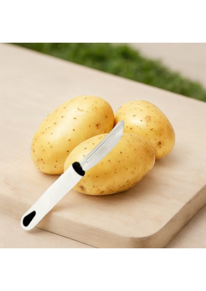 Soyucu Oyucu Paslanmaz Çelik Çok Fonksiyonlu Keskin Bıçaklı Beyaz Meyve Sebze Soyucusu Oyucu fiyatları