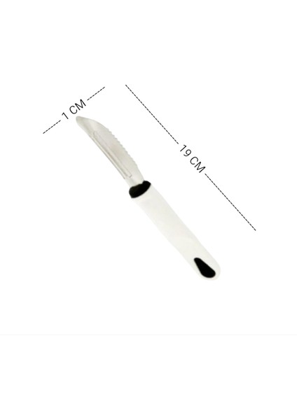 Soyucu Oyucu Paslanmaz Çelik Çok Fonksiyonlu Keskin Bıçaklı Beyaz Meyve Sebze Soyucusu Oyucu modelleri