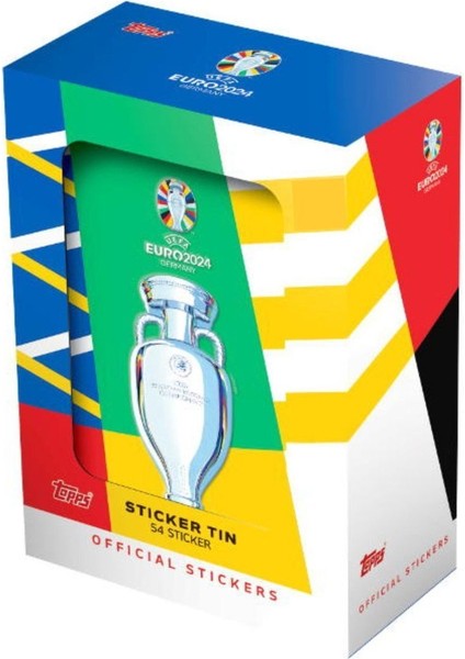 Almanya Euro 2024 Avrupa Şampiyonası Match Attax - Resmi Futbolcu Mini Tin Stickers Metal Kutu