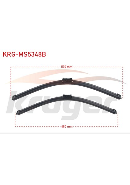 Arac Bazlı Sılecek Setı 530-480MM Vw Polo (9n) / Seat Cordoba (6l2) / Ibıza (6l1) 6L1955426A 3A1955425 6N0955425 6Q1955425C