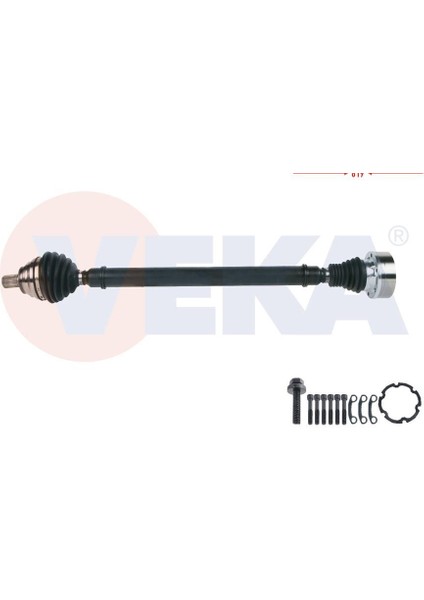 Komple Aks Sag On Uzunluk 819MM Vw Golf Vıı (5g1) 1.2 Tsı M-T 2012-/ Passat (3c2) 1.6 2005-2008/ Audı A3 (8V1) 1.2 Tfsı M-T 2012-/ Seat Leon 1.2 Tsı M
