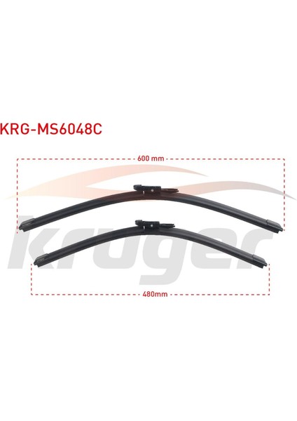 Arac Bazlı Sılecek Setı 600-480MM Vw Golf Vı (5k1) / Jetta (1k2) / Passat -362 / Scırocco -137,138 / Audı A3 (8p1) / Bmw Serısı 3 (F30) / X1 (E84) / M