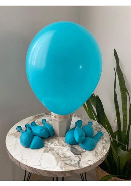 Pastel Turkuaz Balon 10lu