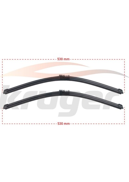 Arac Bazlı Sılecek Setı 600-480MM Vw Jetta (1k2) / Skoda Octavıa (1z3) / Audı A3 Sportback (8pa) 8P1955426A 1K1955426 8P1955425A 1Z1955425A