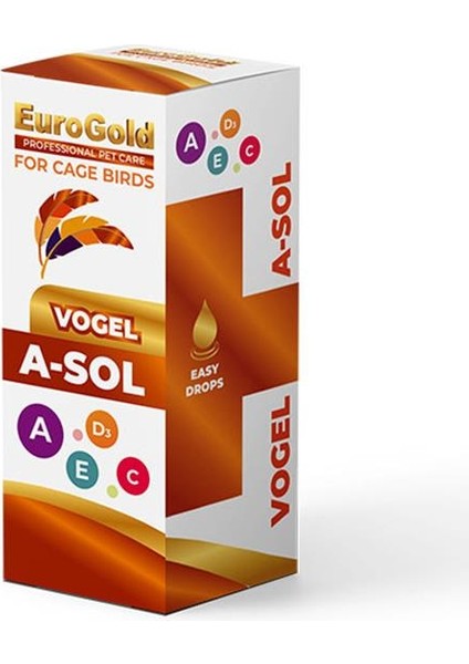 Vogel A-Sol Kuşlar Için Bağışık-Lık Güçlendirici Damla 50ml
