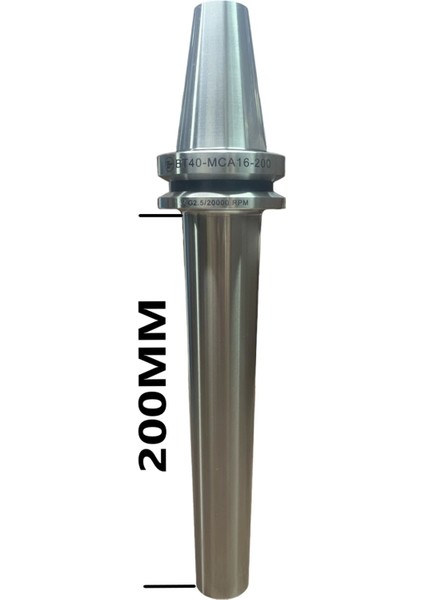 BT40 MCA16 - 200 Boy Vidalı Tutucu M16X200 Boy Vidalı Tutucu