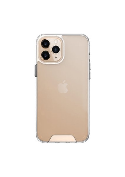 iPhone 12 Pro Ultra Koruma Sağlayan Sert ve Şeffaf Gard Premium Silikon Kılıf