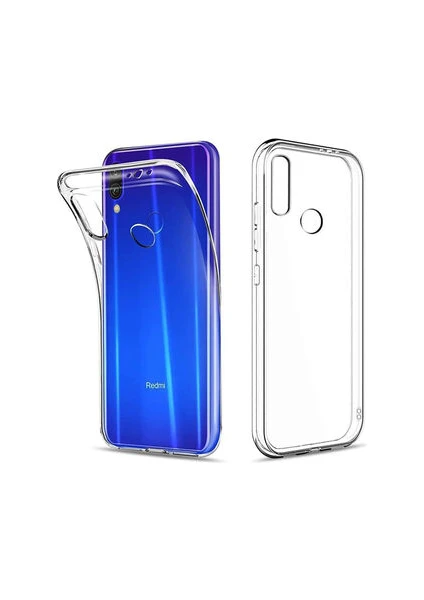 Techno Guru Redmi Note 7 Kamera Korumalı Şeffaf Sheer Premium Silikon Kılıf