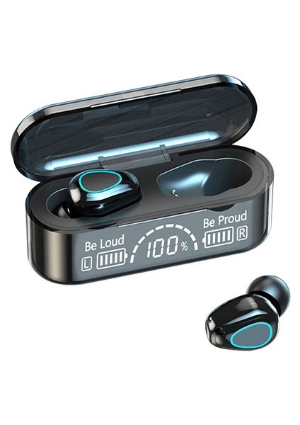 Bluetooth 9d Hifi Stereo Müzik Kulaklık Tws Kablosuz Su Geçırmez Spor Kulaklıklar Gürültü Azaltma Kulaklık IPhone Içın (Yurt Dışından)