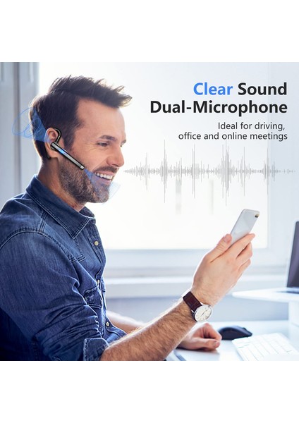 Kablosuz Mikrofonlu Kulaklıklar Bluetooth Fone De Ouvido Audifonos Con Microfono Auriculares Inalambicos Kulaklık Kulaklık (Yurt Dışından)