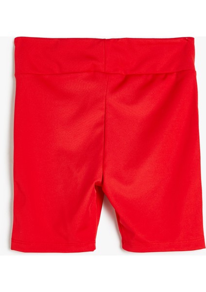 Kısa Tayt Renk Bloklu Beli Lastikli fiyatları