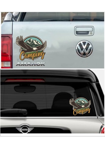 Off Road Camping Kamp Adventure Offroad Araba Oto Karavan Sticker 01769