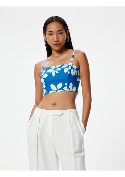 Askılı Çiçekli Büstiyer Arkası Gipeli Slim Fit modelleri