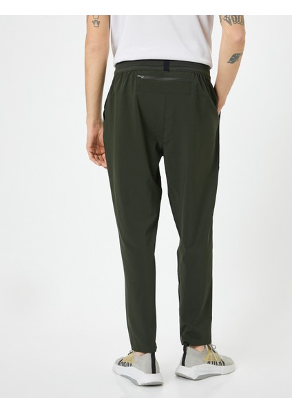 Spor Eşofman Altı Slim Fit Beli Lastikli Telefon Cebi Detaylı fırsatları