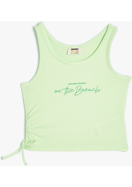 Shirred Detail Tank Top
