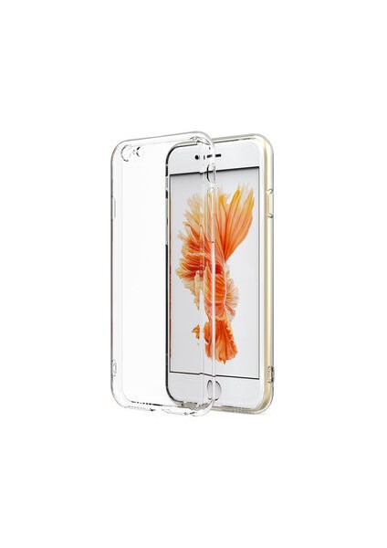iPhone 6 Kamera Korumalı Şeffaf Sheer Premium Silikon Kılıf