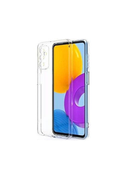 Samsung Galaxy M52 Kamera Korumalı Şeffaf Sheer Premium Silikon Kılıf