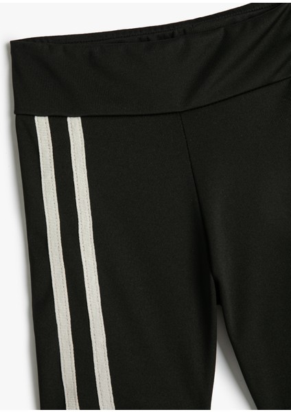 Kısa Tayt Renk Bloklu Beli Lastikli modelleri