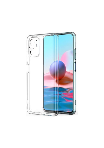 Poco M5S Kamera Korumalı Şeffaf Sheer Premium Silikon Kılıf