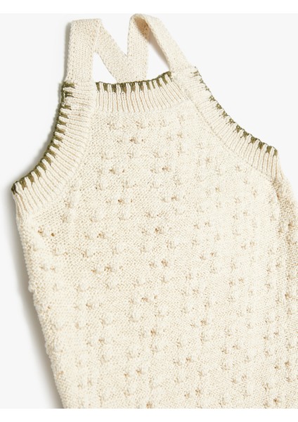 Askılı Örgü Tulum Pamuk Karışımlı modelleri