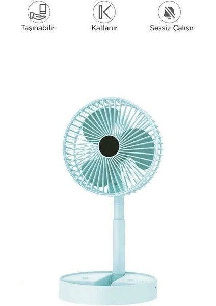 F-06 Ayarlanabilir Sessiz Mini Fan Vantilatör Masa Fan