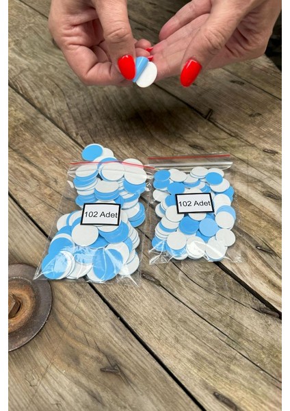 Çift Taraflı Yuvarlak Köpük Bant (ÇAP:15MM) ve (ÇAP:20MM) (200 Adet) modelleri