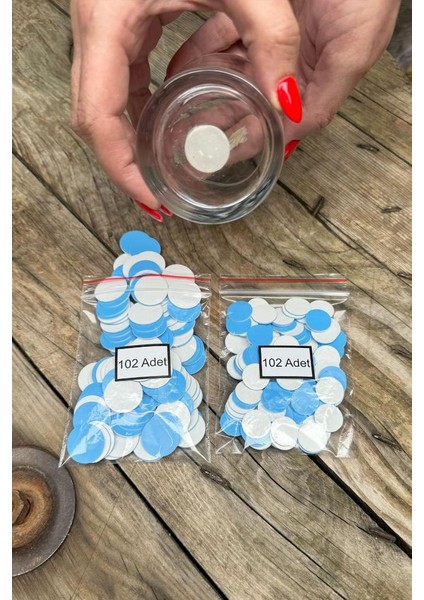 Çift Taraflı Yuvarlak Köpük Bant (ÇAP:15MM) ve (ÇAP:20MM) (200 Adet) indirimleri