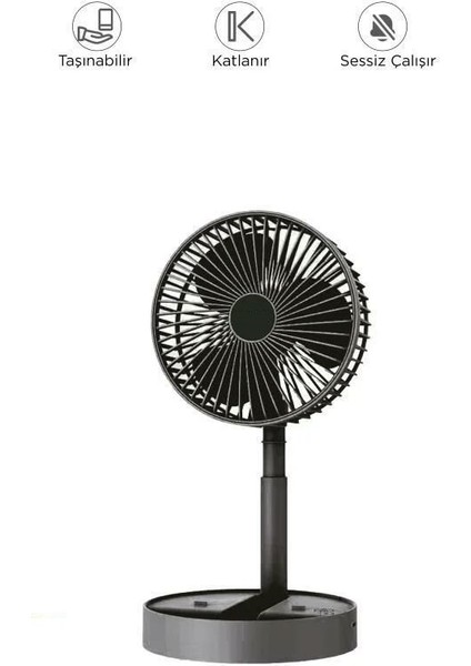 F-06 Ayarlanabilir Sessiz Mini Fan Vantilatör Masa Fan