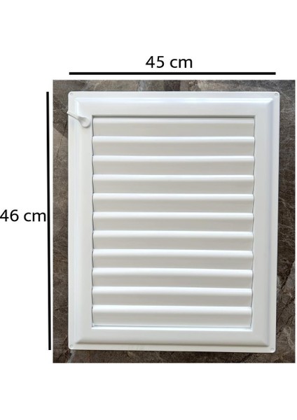 45X56 Banyo Wc Havalandırma Menfezi Yapışkanlı (Cam Menfez)