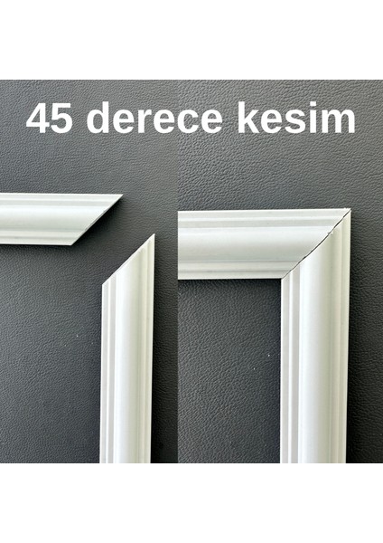 Dekoratif Boyanabilir4 Cm- 2,5 cm Duvar Çıtası Kesimli Hazır Paket