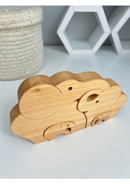 Fil Ailesi Desen Dekor Oyuncak fırsatları