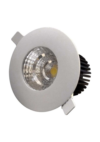 215006001 13W 6500K Beyaz Cob Sharp Yuvarlak Downlight LED Spot Lamba