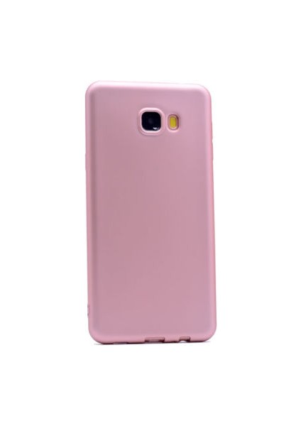 Samsung Galaxy C7 İle Uyumlu Kılıf Esnek Legger Silicone Cover