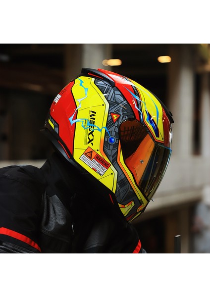 SX.100 Gıgabot Kırmızı-Sarı Kask fırsatları