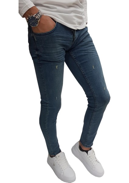 Denim Loni Rocky Denim Slim Fit Yeşil Jean PANTOLON-6650