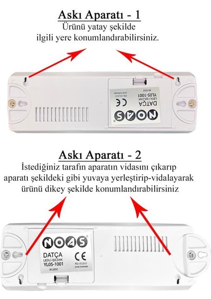 YL05-1001 Datça 30 Ledli Işıldak - Şarjlı Acil Aydınlatma Kiti - Beyaz Işık fırsatları