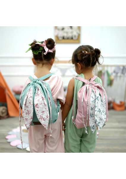 Tavşan Çocuk Sırt Çantası Kreş Anasınıfı Için Pamuk Kumaş Çanta Sevimli Bunny Bag modelleri