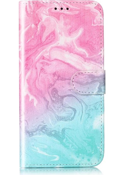 Xiaomi 13 Lite Için Flip Case Kart Yuvaları Tutucu Mermer Desen Tam Pu (Yurt Dışından)