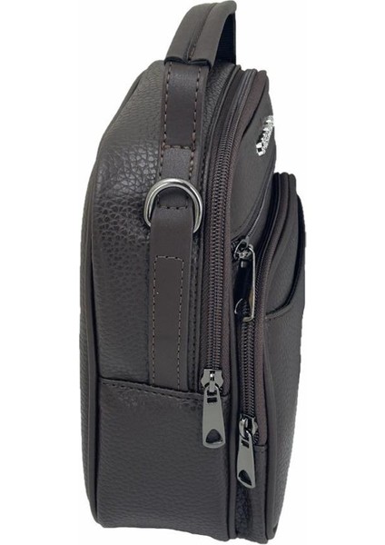 London 31497 Vegan Deri Omuz Askılı El Çantası Kahve fırsatları