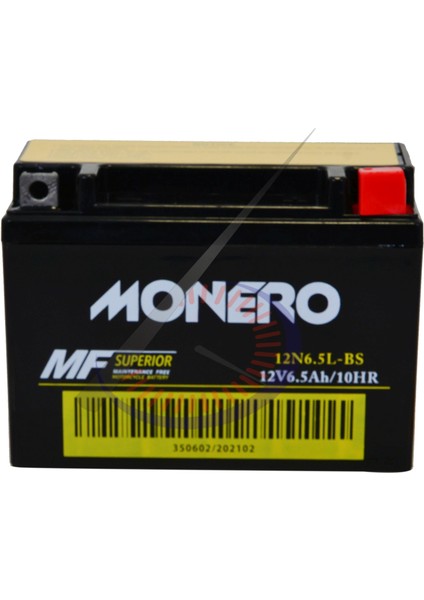 12N6.5L Bs (Cg) Monero Akü