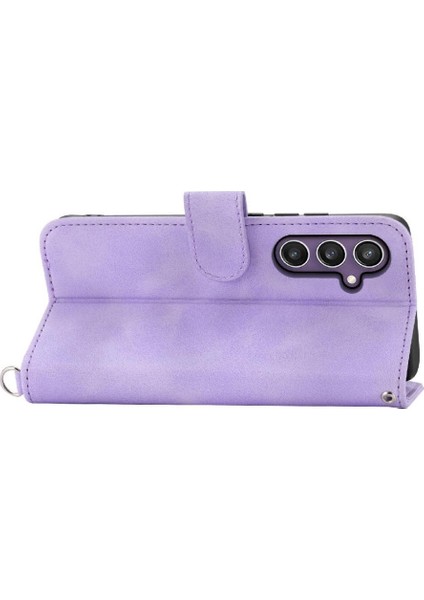 Samsung Galaxy S24 Bileklik Darbeye Dayanıklı Kabartmalı Çoklu Için Flip Case (Yurt Dışından) modelleri
