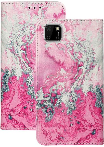 Huawei Huawei P Pu Deri Cüzdan Tam Koruma Kartı Yuvaları Için Flip Case (Yurt Dışından)