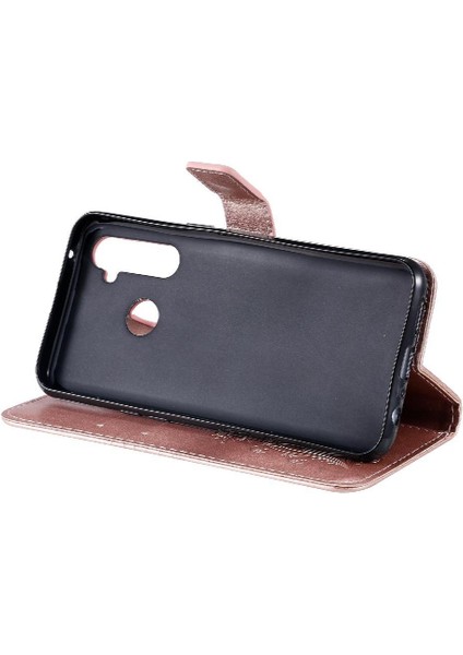 Kart Yuvası Standı ile Realme 5 Pro Için Flip Case Darbeye Kapak Manyetik (Yurt Dışından) modelleri