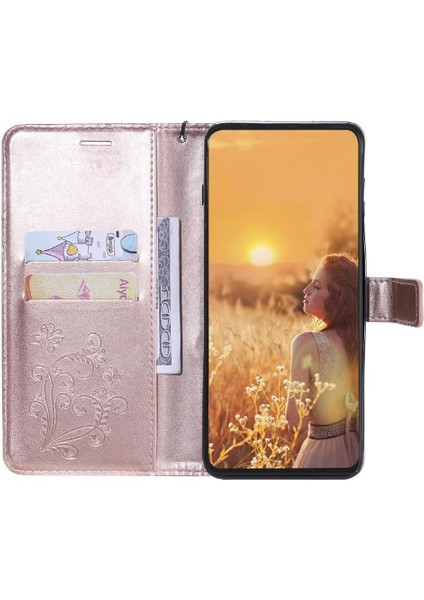 SZY Market Kart Yuvası ile Oppo Oppo 6 5g Pu Deri Darbeye Kapak Için Flip Case (Yurt Dışından)