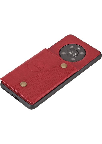 Huawei Mate 40 Için Cüzdan Durumda Darbeye Koruyucu Buit Demir Cüzdan (Yurt Dışından)