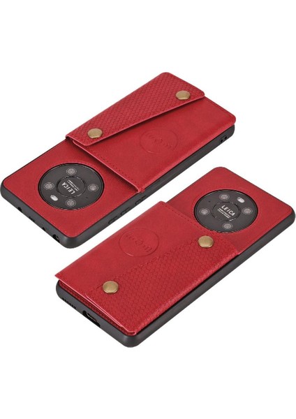 Huawei Mate 40 Için Cüzdan Durumda Darbeye Koruyucu Buit Demir Cüzdan (Yurt Dışından)