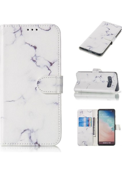 Samsung Galaxy S10 Artı Kart Yuvaları Tutucu Için Flip Case Tam Koruma Pu (Yurt Dışından)