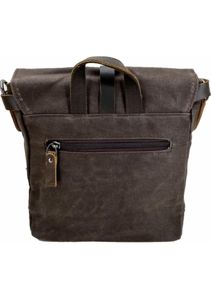 31487 Mumlanmış Kanvas Retro Omuz Çantası Kahve fiyatları